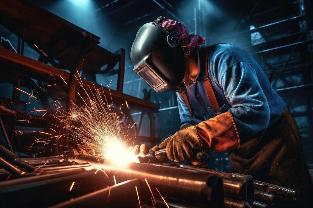 industrial-welder-with-torch-in-the-factory-photo